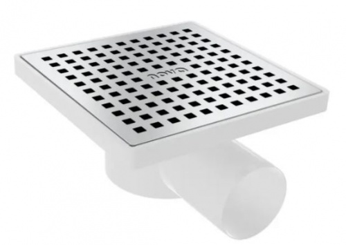 купить Трап горизонтальный "Nova" (пластик, решётка - нерж.) (15х15, боковой, 50) (5026) в Таганроге с доставкой | Купить Трап горизонтальный "Nova" (пластик, решётка - нерж.) (15х15, боковой, 50) (5026) оптом и в розницу в Таганроге | Купить Трап горизонтальный "Nova" (пластик, решётка - нерж.) (15х15, боковой, 50) (5026) оптом и в розницу