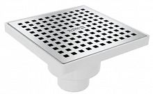 купить Трап вертикальный "Nova" (пластик, решётка - нерж.) (15х15, нижний, 50) (5036) в Таганроге с доставкой | Купить Трап вертикальный "Nova" (пластик, решётка - нерж.) (15х15, нижний, 50) (5036) оптом и в розницу в Таганроге | Купить Трап вертикальный "Nova" (пластик, решётка - нерж.) (15х15, нижний, 50) (5036) оптом и в розницу