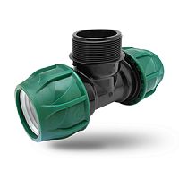 купить Тройник нар./рез. ПНД "POELSAN" (50х1 1/2") в Таганроге с доставкой | Купить Тройник нар./рез. ПНД "POELSAN" (50х1 1/2") оптом и в розницу в Таганроге | Купить Тройник нар./рез. ПНД "POELSAN" (50х1 1/2") оптом и в розницу