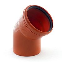 купить Отвод канализационный "VALFEX" (наружный) (110х45°) в Таганроге с доставкой | Купить Отвод канализационный "VALFEX" (наружный) (110х45°) оптом и в розницу в Таганроге | Купить Отвод канализационный "VALFEX" (наружный) (110х45°) оптом и в розницу
