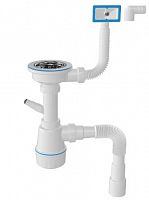 купить Сифон "Nova" (1 1/2"х40/50, с переливом (выпуск 3 1/2), с отв. для стир. машины) (1047) в Таганроге с доставкой | Купить Сифон "Nova" (1 1/2"х40/50, с переливом (выпуск 3 1/2), с отв. для стир. машины) (1047) оптом и в розницу в Таганроге | Купить Сифон "Nova" (1 1/2"х40/50, с переливом (выпуск 3 1/2), с отв. для стир. машины) (1047) оптом и в розницу