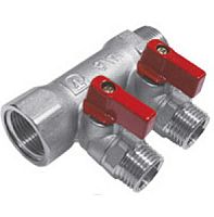 купить Коллектор с отсечными кранами "Valtec" (3/4"х1/2"х3 вых.) (VTc.580.N.0503) в Таганроге с доставкой | Купить Коллектор с отсечными кранами "Valtec" (3/4"х1/2"х3 вых.) (VTc.580.N.0503) оптом и в розницу в Таганроге | Купить Коллектор с отсечными кранами "Valtec" (3/4"х1/2"х3 вых.) (VTc.580.N.0503) оптом и в розницу